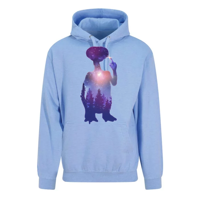 ET Alien Galaxy Forest Unisex Surf Hoodie