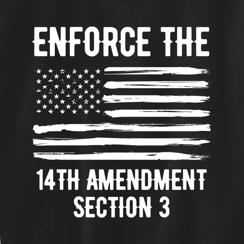 Enforce The 14th Amendment Section 3 Kids Sweatshirt