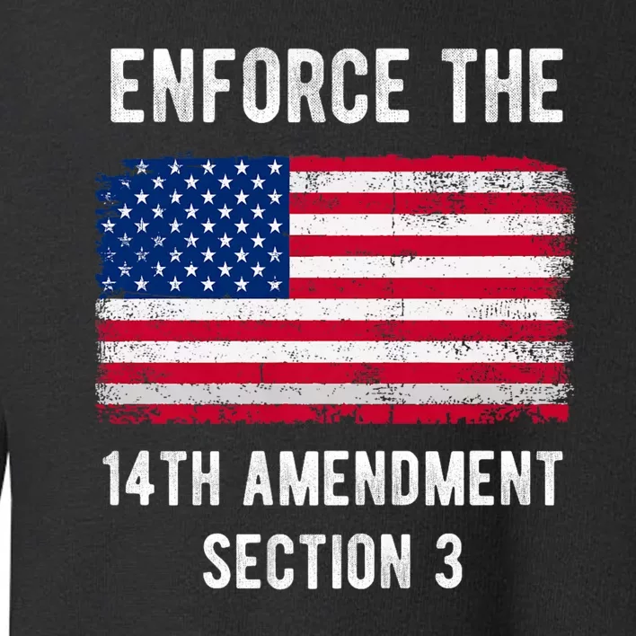 Enforce The 14th Amendment Section 3 Toddler Sweatshirt