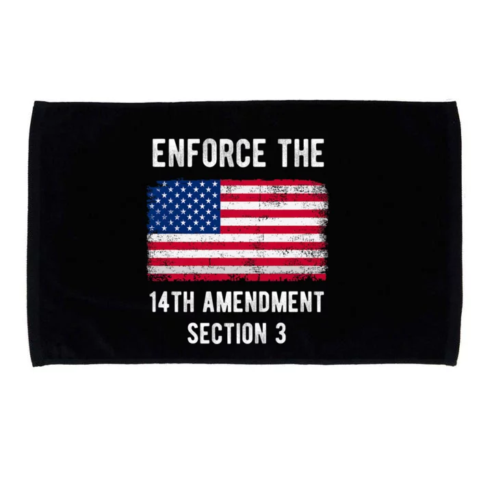 Enforce The 14th Amendment Section 3 Microfiber Hand Towel