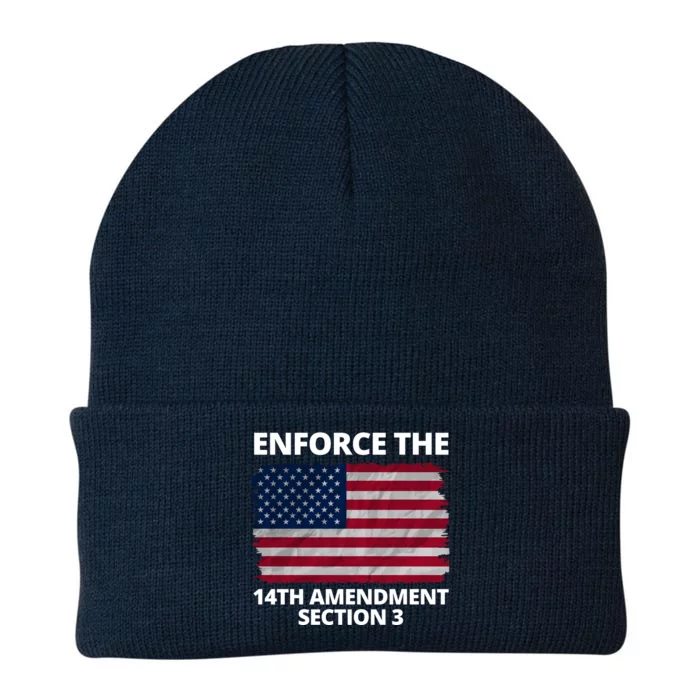 Enforce The 14th Amendment Section 3 Knit Cap Winter Beanie