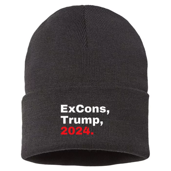 Excons Trump 2024 Trump Vance Sustainable Knit Beanie