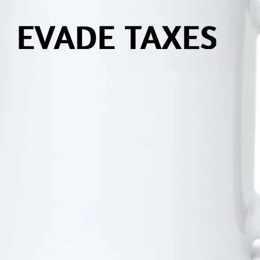 Evade Taxes #2 Black Color Changing Mug