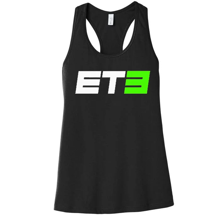 E.L.I Tomac 3 E.T.3 Motocross And Supercross Fan Women's Racerback Tank