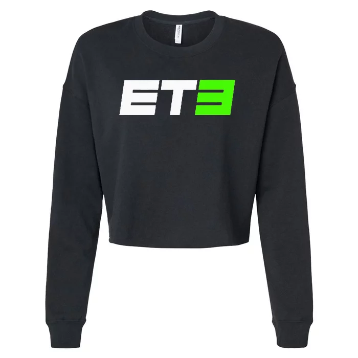 E.L.I Tomac 3 E.T.3 Motocross And Supercross Fan Cropped Pullover Crew