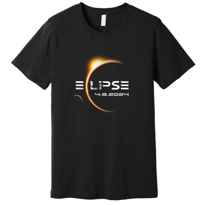 Eclipse Totality 4.08.2024 Total Solar Eclipse 2024 Premium T-Shirt