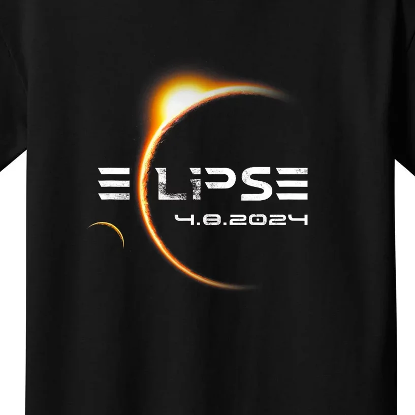 Eclipse Totality 4.08.2024 Total Solar Eclipse 2024 Kids T-Shirt