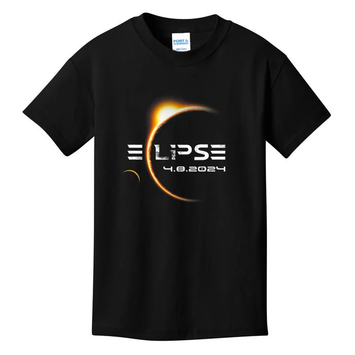 Eclipse Totality 4.08.2024 Total Solar Eclipse 2024 Kids T-Shirt