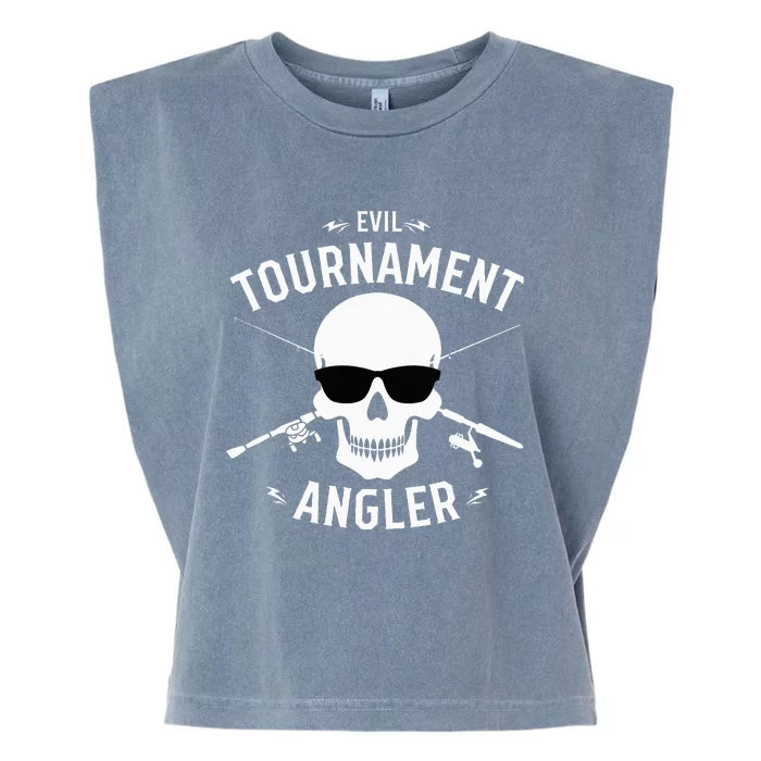 Evil Tournament Angler Garment-Dyed Women's Muscle Tee