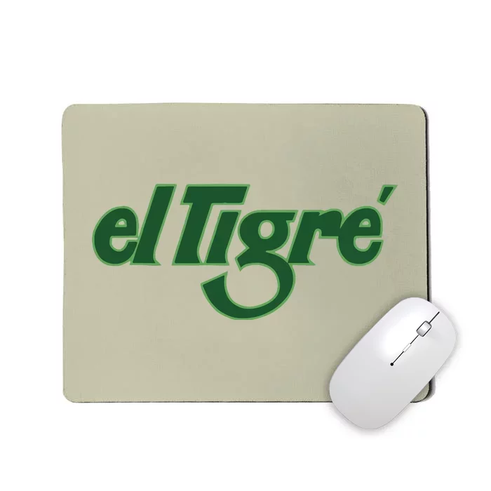 El Tigre Arctic Cat Vintage Image Up To Black Or Gray Cat Irish Mousepad