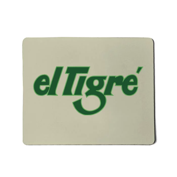 El Tigre Arctic Cat Vintage Image Up To Black Or Gray Cat Irish Mousepad