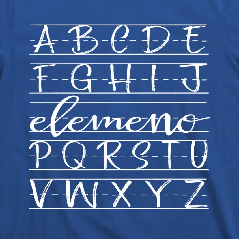 Eleo Teacher Apreciation Alphabet Funny Gift For Teachers Cool Gift T-Shirt