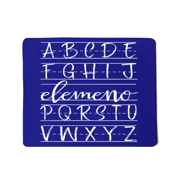 Eleo Teacher Apreciation Alphabet Funny Gift For Teachers Cool Gift Mousepad