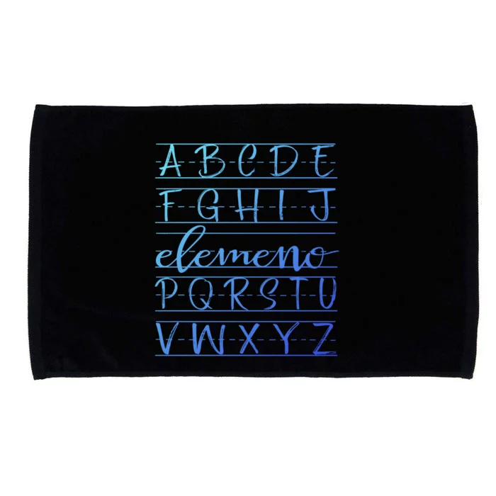 Eleo Teacher Apreciation Alphabet Funny Gift For Teachers Gift Microfiber Hand Towel