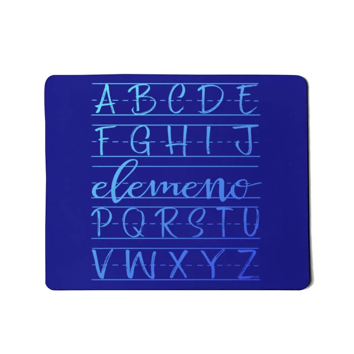 Eleo Teacher Apreciation Alphabet Funny Gift For Teachers Gift Mousepad