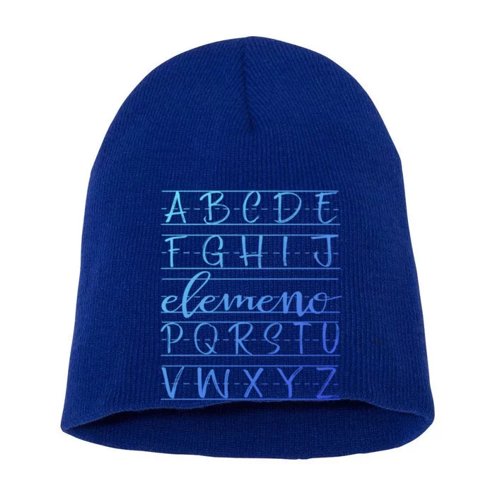 Eleo Teacher Apreciation Alphabet Funny Gift For Teachers Gift Short Acrylic Beanie