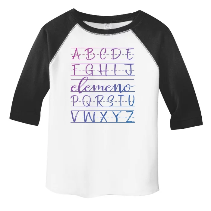 Eleo Teacher Apreciation Alphabet Funny Gift For Teachers Gift Toddler Fine Jersey T-Shirt