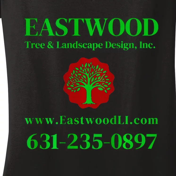 Eastwood Tree And Landscape Women's V-Neck T-Shirt