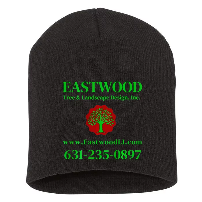 Eastwood Tree And Landscape Short Acrylic Beanie