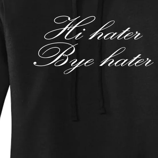 Ego The Album Briana Shanee Wearing Hi Hater Bye Hater Women's Pullover Hoodie