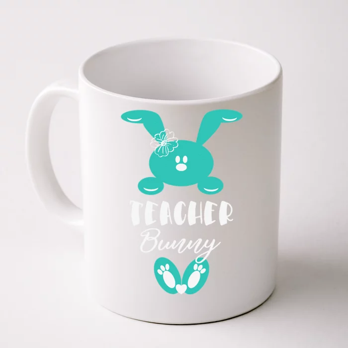 Easter Teacher Bunny Costume Cute School Party Gift Front & Back Coffee Mug