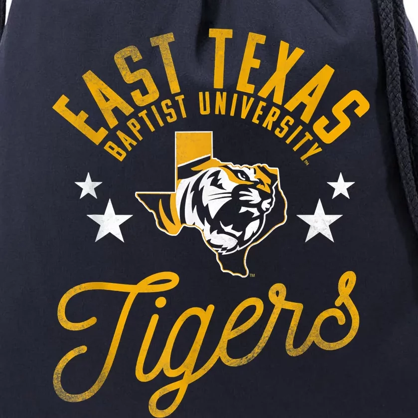 East Texas Baptist University Tigers Logo Drawstring Bag