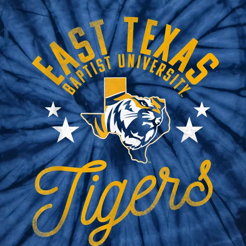 East Texas Baptist University Tigers Logo Tie-Dye T-Shirt