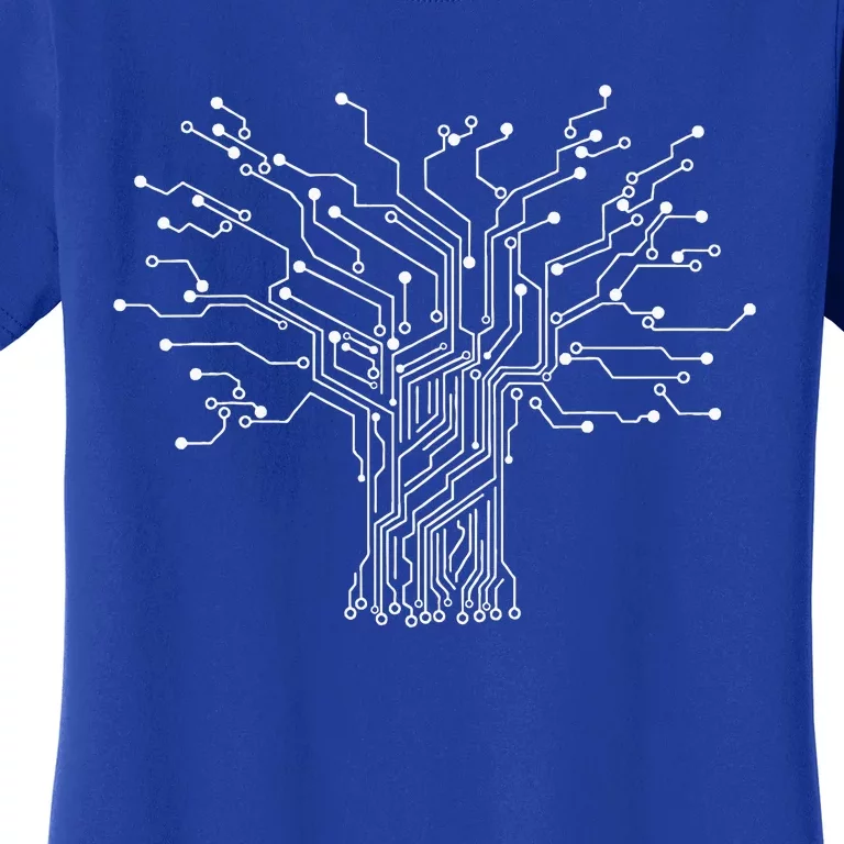 Electronics Technician Binary Tree Electrical Engineer Women's T-Shirt