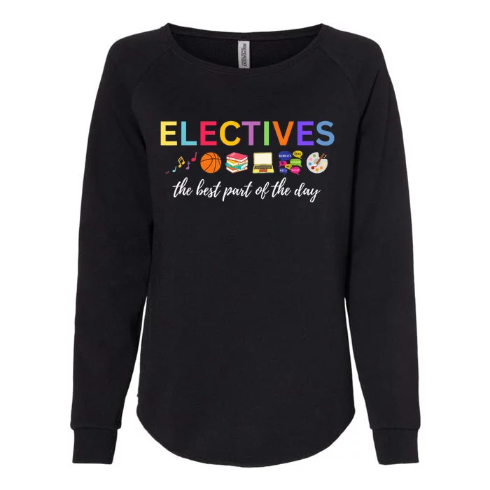 Electives The Best Part Of The Day Womens California Wash Sweatshirt