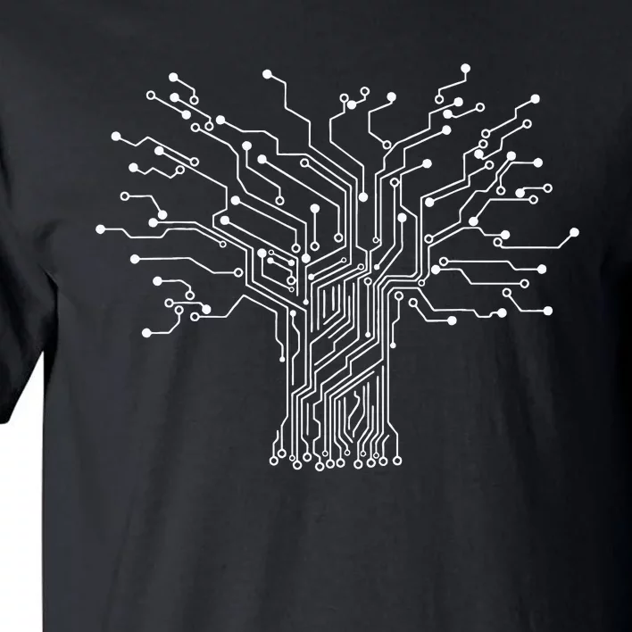 Electronics Technician Binary Tree Electrical Engineer Tall T-Shirt