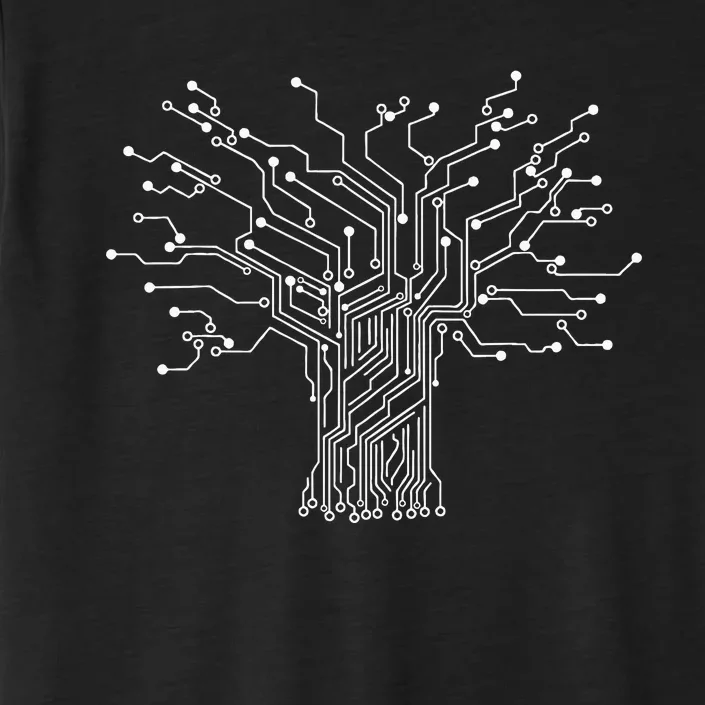 Electronics Technician Binary Tree Electrical Engineer ChromaSoft Performance T-Shirt