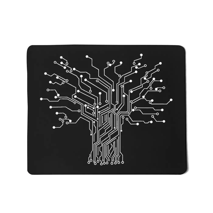 Electronics Technician Binary Tree Electrical Engineer Mousepad