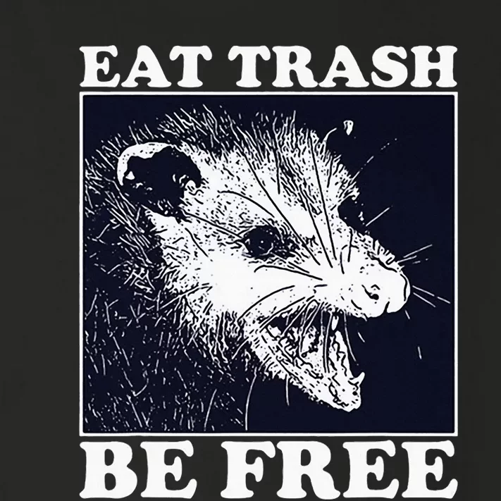 Eat Trash Be Free Raccoon Toddler Long Sleeve Shirt