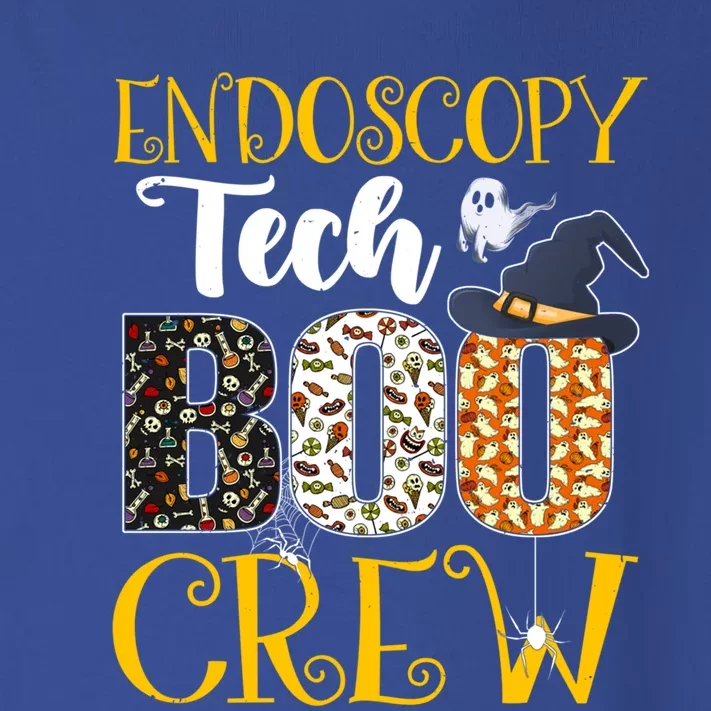 Endoscopy Tech Boo Crew Halloween Nurse Boo Ghost Spider Gift Toddler Long Sleeve Shirt