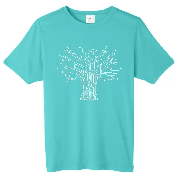 Electronics Technician Binary Tree Electrical Engineer ChromaSoft Performance T-Shirt