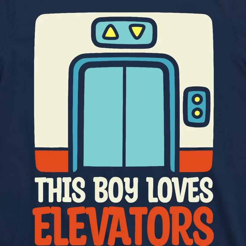 Elevator This Boy Loves Elevators T-Shirt