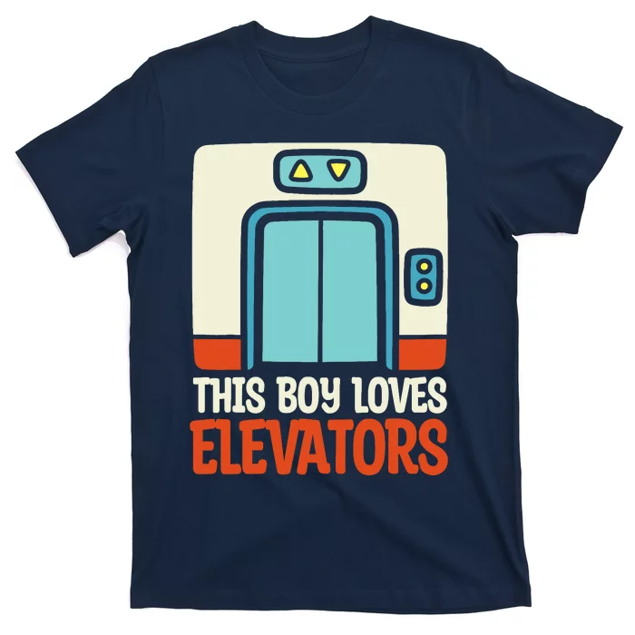 Elevator This Boy Loves Elevators T-Shirt