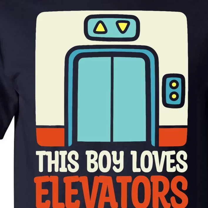 Elevator This Boy Loves Elevators Tall T-Shirt