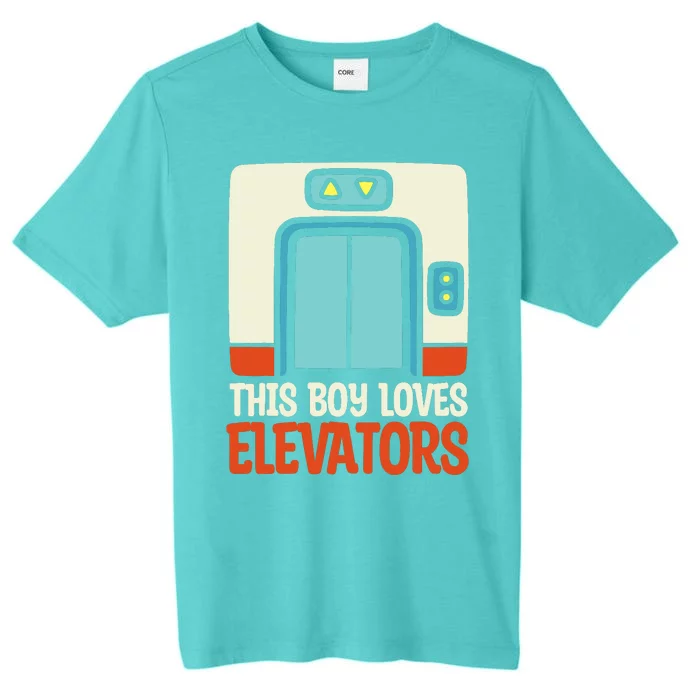 Elevator This Boy Loves Elevators ChromaSoft Performance T-Shirt