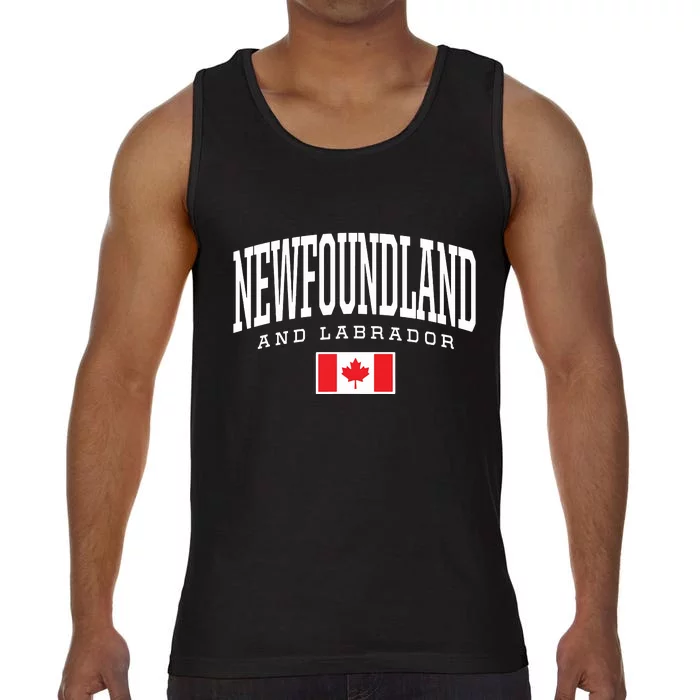 Eh Team Canadian Flag Newfoundland Labrador Canada Comfort Colors® Tank Top