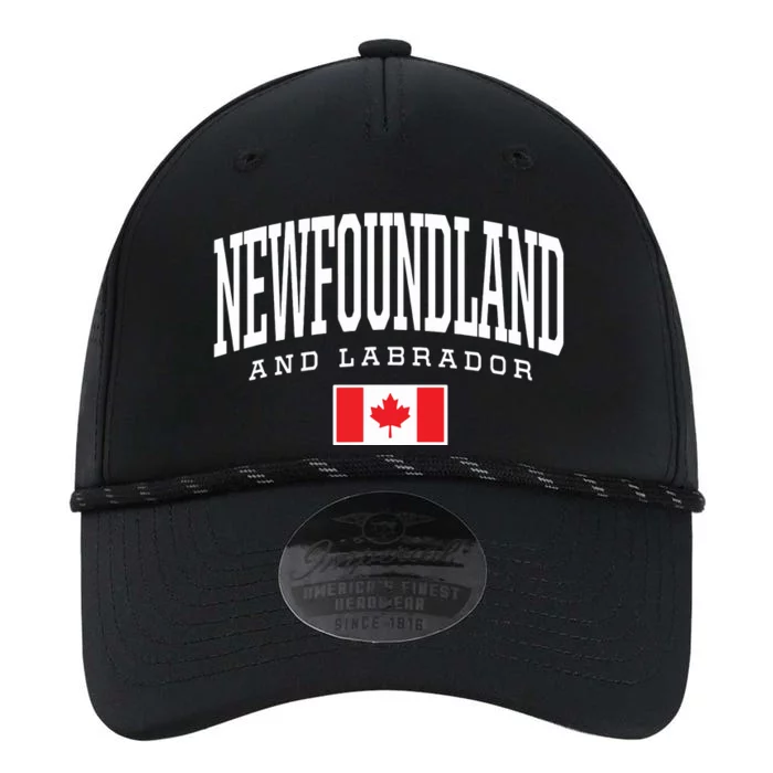 Eh Team Canadian Flag Newfoundland Labrador Canada Performance The Dyno Cap