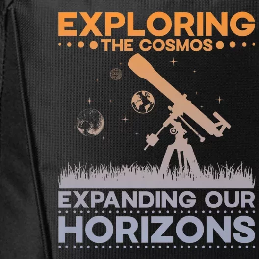 Explore The Cosmos Outer Space Exploration Astronomy Science Premium City Backpack