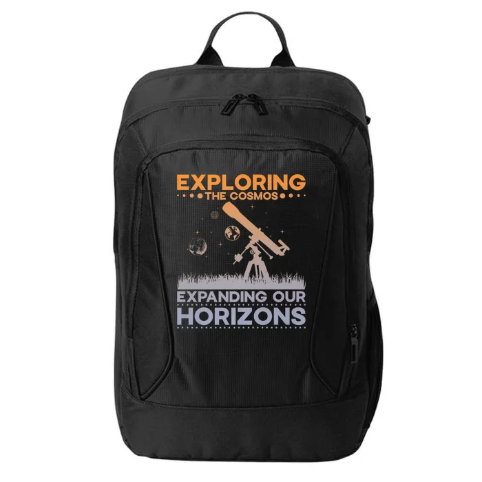 Explore The Cosmos Outer Space Exploration Astronomy Science Premium City Backpack