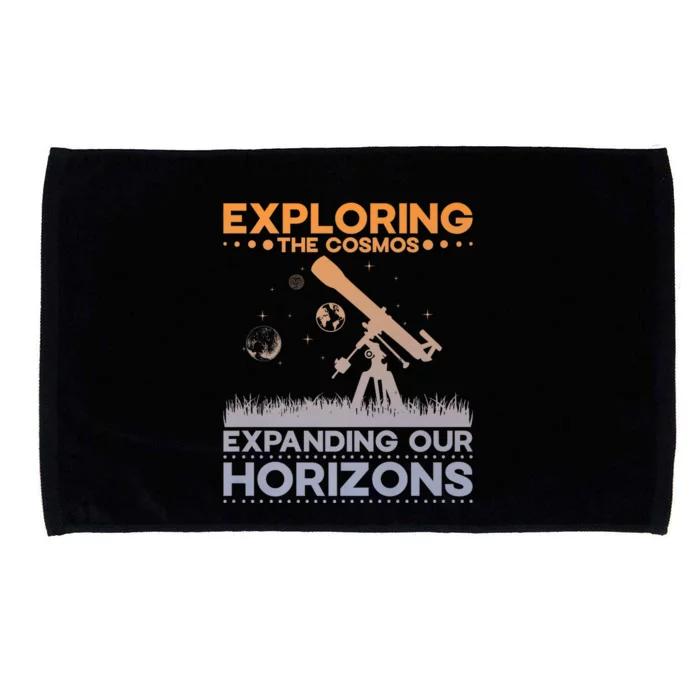 Explore The Cosmos Outer Space Exploration Astronomy Science Premium Microfiber Hand Towel