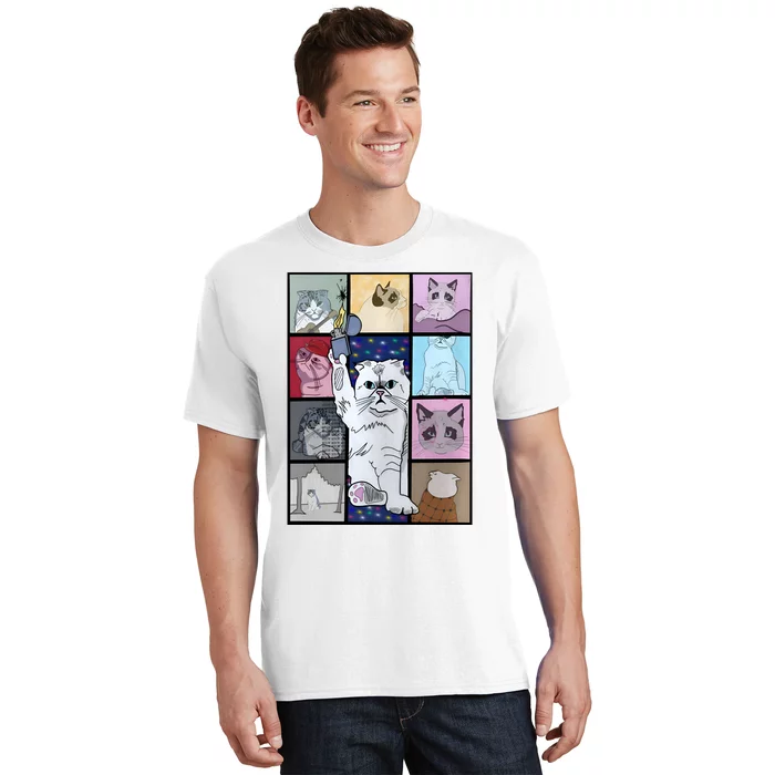 Eras Tour Cat Version TS Lover Gift Idea For Lover Fan T-Shirt