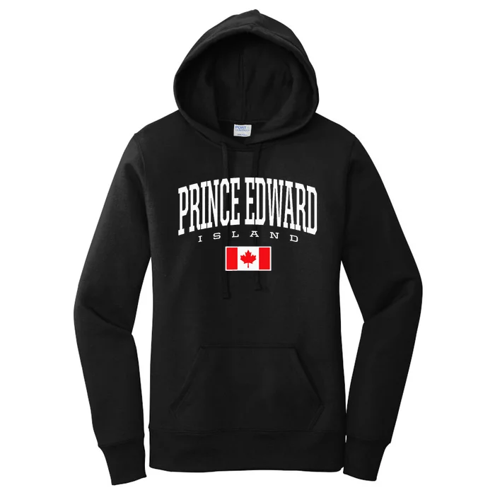 Eh Team Canadian Flag Prince Edward Island Canada Women's Pullover Hoodie