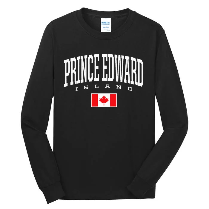 Eh Team Canadian Flag Prince Edward Island Canada Tall Long Sleeve T-Shirt