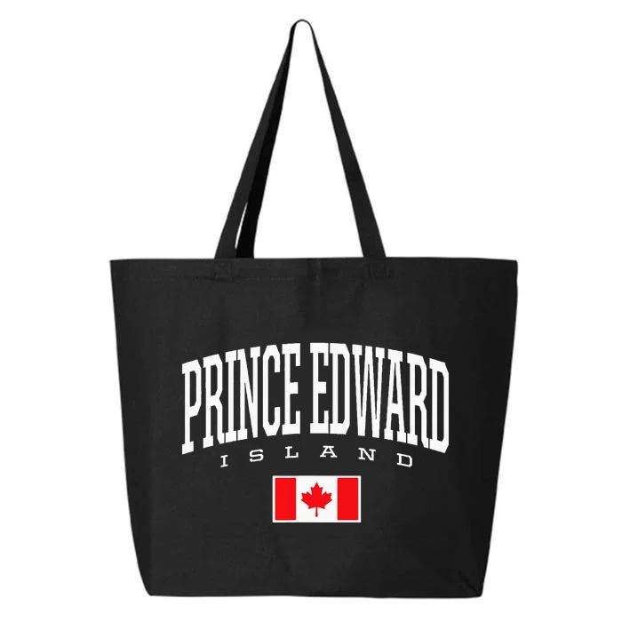 Eh Team Canadian Flag Prince Edward Island Canada 25L Jumbo Tote