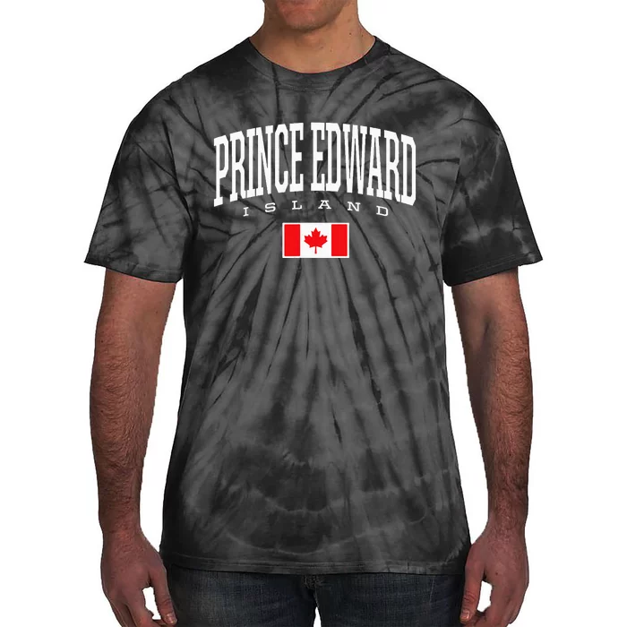 Eh Team Canadian Flag Prince Edward Island Canada Tie-Dye T-Shirt