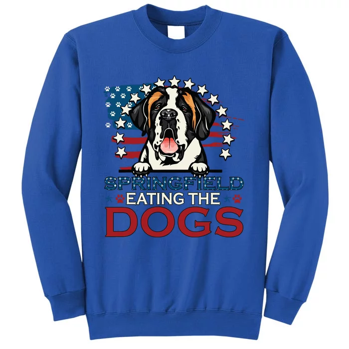 Eating The Dog Saint Bernard In Springfield Election Sweatshirt